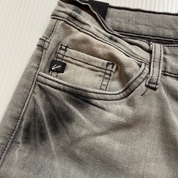 KanCan gray distressed button fly skinny Jean, women’s size 28 - Picture 14 of 15